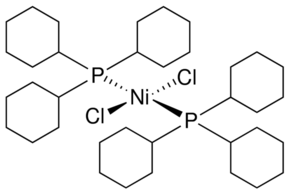 Bis(tricyclohexylphosphine)nickel(II) chloride - CAS:19999-87-2 - Bis(tricyclohexylphosphine)nickel(II) chloride, Dichlorobis(tricyclohexylphosphine)nickel(II), NiCl2(PCy3)2